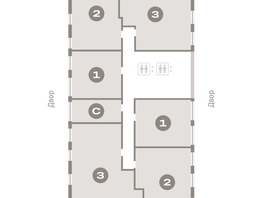 Продается 2-комнатная квартира ЖК Европейский берег, дом 44, 72.2  м², 11180000 рублей