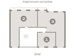 Продается 1-комнатная квартира ЖК Европейский берег, дом 49, 31.99  м², 7310000 рублей