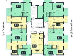 Продается 2-комнатная квартира ЖК Никольский парк, дом 4, 37.1  м², 7160000 рублей