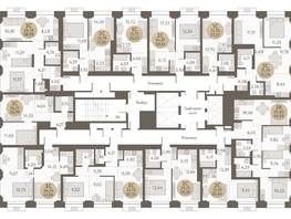 Продается 2-комнатная квартира ЖК Urban-peaks (Городские вершины), 37  м², 5782900 рублей