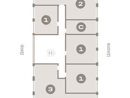 Продается 3-комнатная квартира ЖК Европейский берег, дом 45, 86.92  м², 12590000 рублей