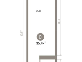 Продается Студия ЖК Европейский берег, дом 45, 35.74  м&sup2;, 8620000 рублей