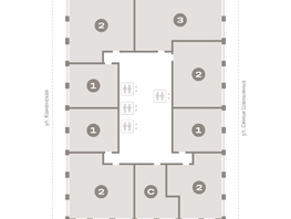 Продается 1-комнатная квартира ЖК Мылзавод, дом 9, 45.04  м², 9600000 рублей