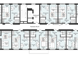 Продается 3-комнатная квартира ЖК Одоевский, дом 1, 74.6  м², 7314400 рублей