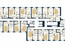 Продается 3-комнатная квартира ЖК Первый на Есенина, дом 3, 85.1  м², 11272200 рублей