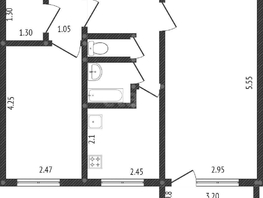 Продается 2-комнатная квартира 22 Апреля ул, 47 м², 4390000 рублей