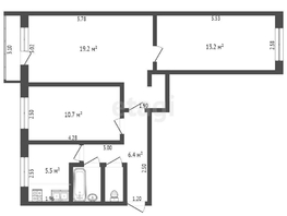 Продается 3-комнатная квартира Ермолаева ул, 58.5 м², 4300000 рублей