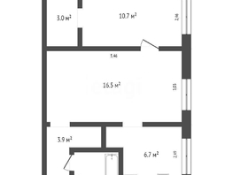 Продается 2-комнатная квартира Ишимская ул, 39.4  м², 3840000 рублей