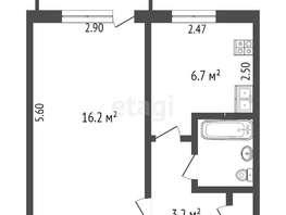 Продается 1-комнатная квартира Кордная 5-я ул, 29.7  м², 2580000 рублей