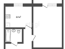 Продается 1-комнатная квартира 22 Апреля ул, 30.8  м², 3300000 рублей