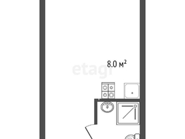 Продается Студия Линия 19-я ул, 16.7  м², 2990000 рублей