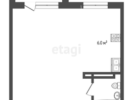 Продается Студия 1-ой красной звезды, 34.4  м², 3450000 рублей