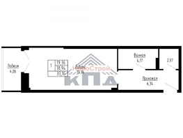 Продается 1-комнатная квартира Тухачевского наб, 33  м², 6570000 рублей