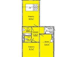 Продается 2-комнатная квартира  Дом на 3-й Любинской, 30/2, 59.12  м&sup2;, 7094400 рублей