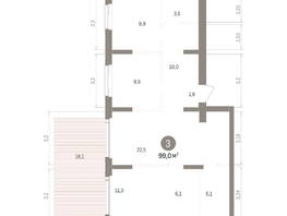 Продается 3-комнатная квартира ЖК Кварталы Драверта, дом 4, 99.03  м&sup2;, 14890000 рублей