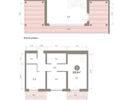 Продается 2-комнатная квартира ЖК Кварталы Драверта, дом 3, 133.83  м&sup2;, 19270000 рублей