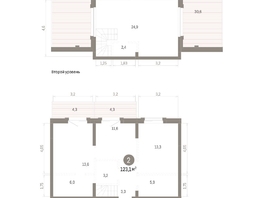 Продается 2-комнатная квартира ЖК Кварталы Драверта, дом 4, 123.08  м&sup2;, 18840000 рублей