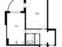 Продается 2-комнатная квартира Ивана Черных ул, 49  м², 5300000 рублей