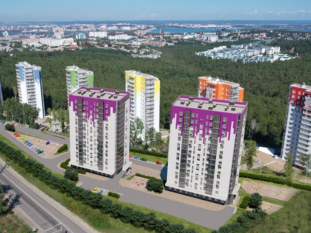 Новостройка Кислород, блок-секция 1