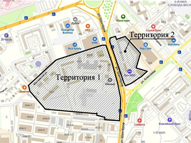 Московскому застройщику не удалось получить земельный участок на Шахтеров